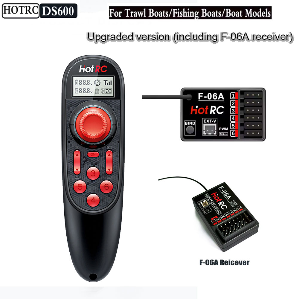 HOTRC DS600 Wireless Remote Co - Fishing Boat Trailer recension och pris