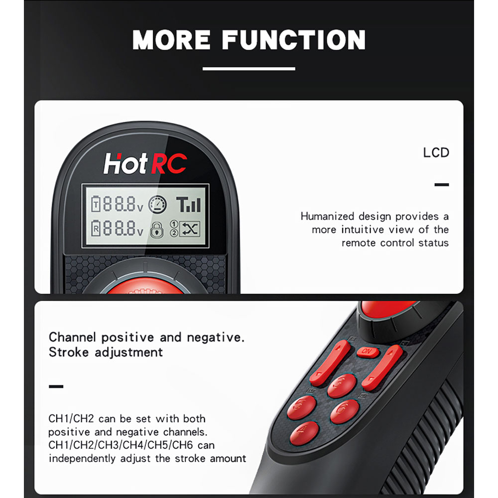 HOTRC DS600 Wireless Remote Co - Fishing Boat Trailer recension och pris