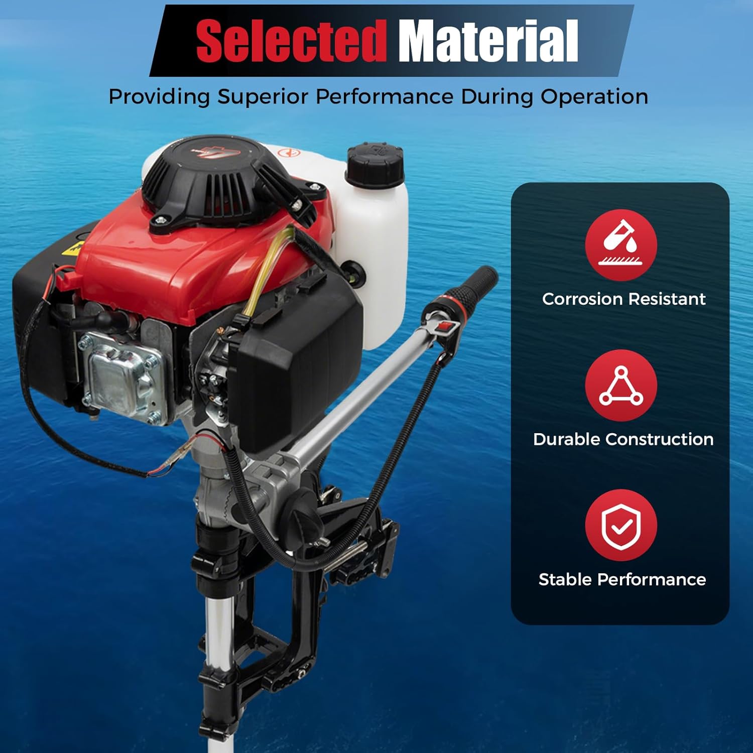 4HP Outboard Motor, 4 Stroke 5 - Fishing Boat Outboard Motor recension och pris