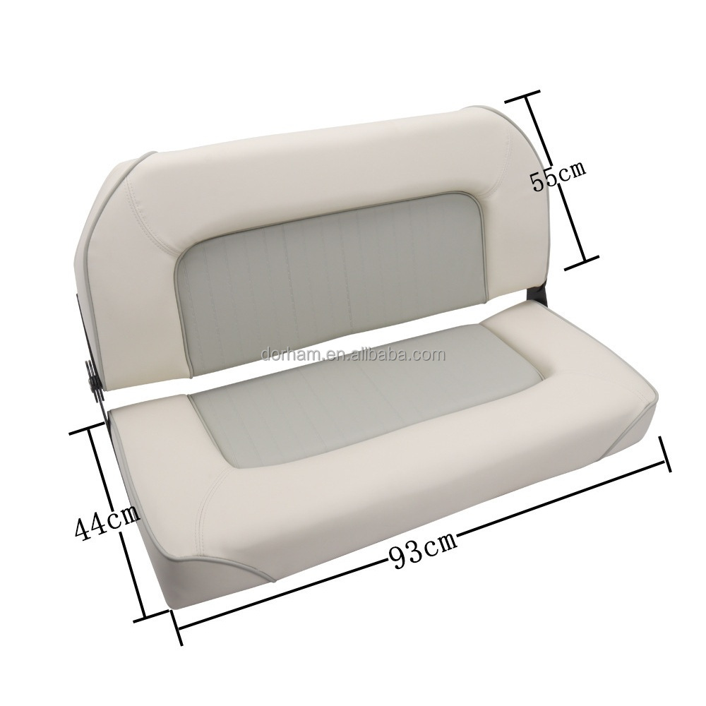Marine Double Folding Bench Se - Fishing Boat Seat recension och pris
