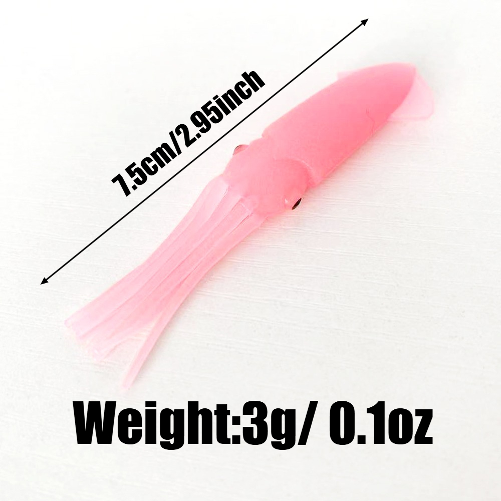 5PCS  7.5cm Mini Octopus Soft  - Fishing Boat Anchor recension och pris