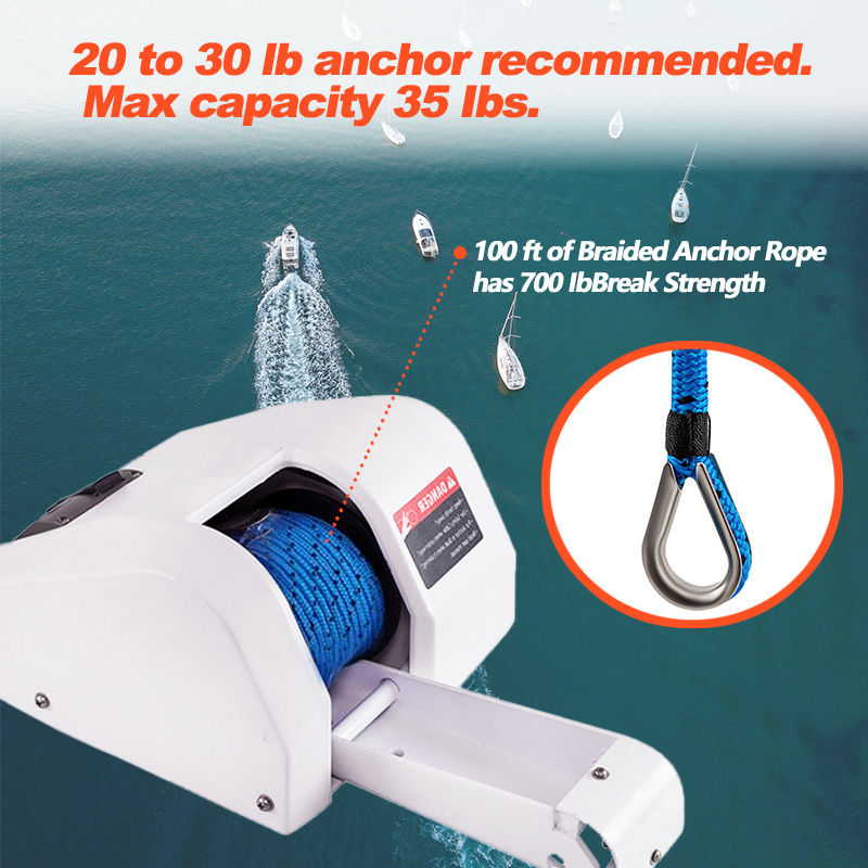 Electric Anchor Winch for Pont - Fishing Boat Anchor recension och pris